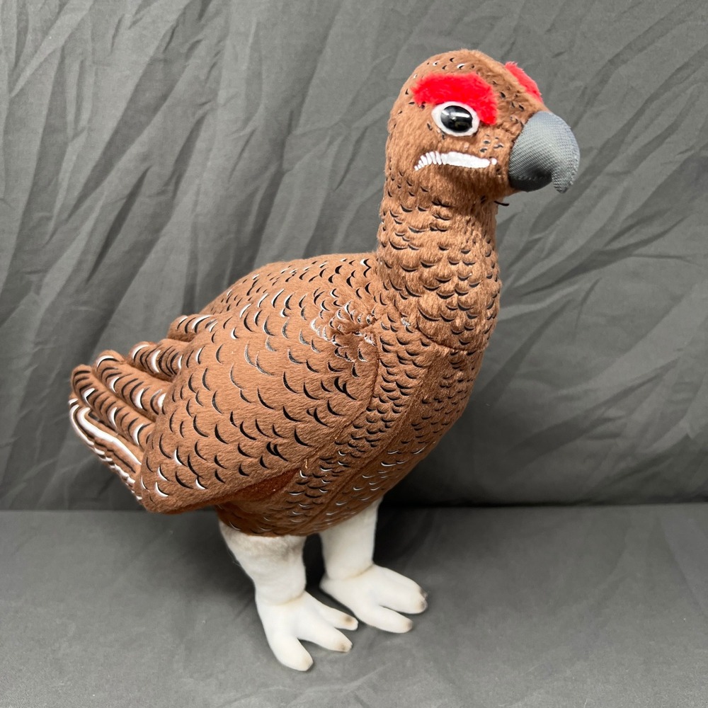 EJ Churchill Grouse Bird Plush 12 Inch Brown Vivantti Finland Hunting Game Bird